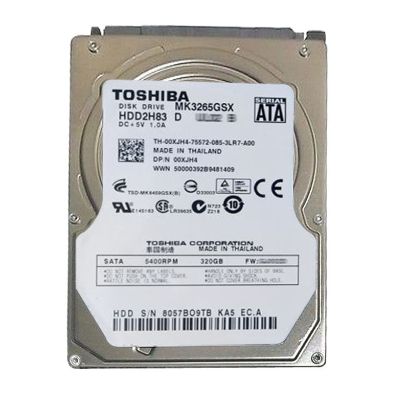 Dell 0XJH4 - 320GB 5.4K SATA 3.0Gbps 2.5" Hard Drive
