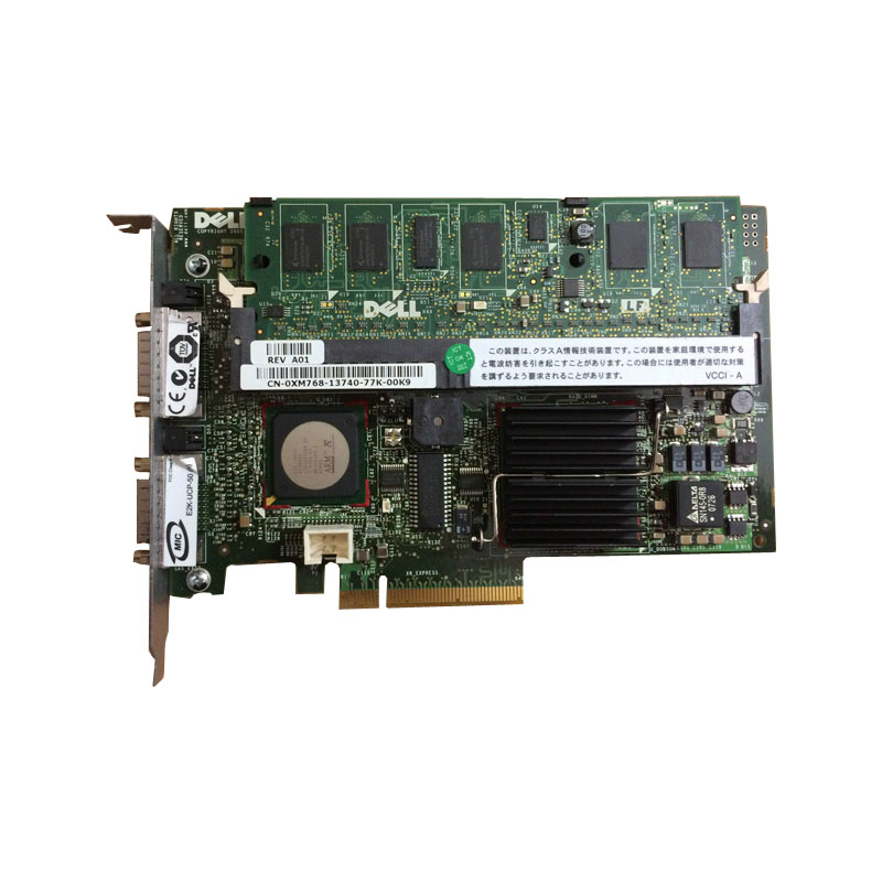 Dell 0XM768 - PCI-E SAS PERC 5-E Raid Controller Card