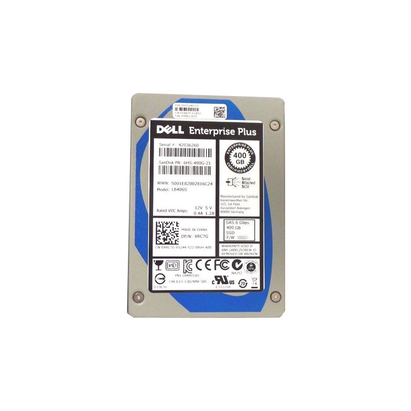 0XRC7G Dell - 400GB SAS 6.0Gbps 2.5" Hard Drive