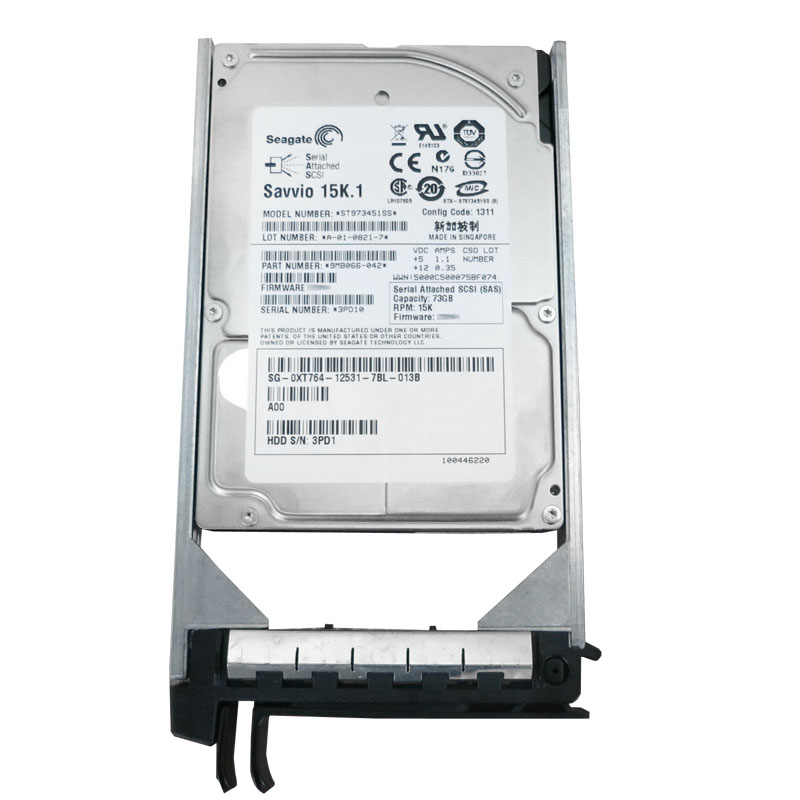 Dell 0XT764 - 73GB 15K SAS 3.0Gbps 2.5" 16MB Cache Hard Drive