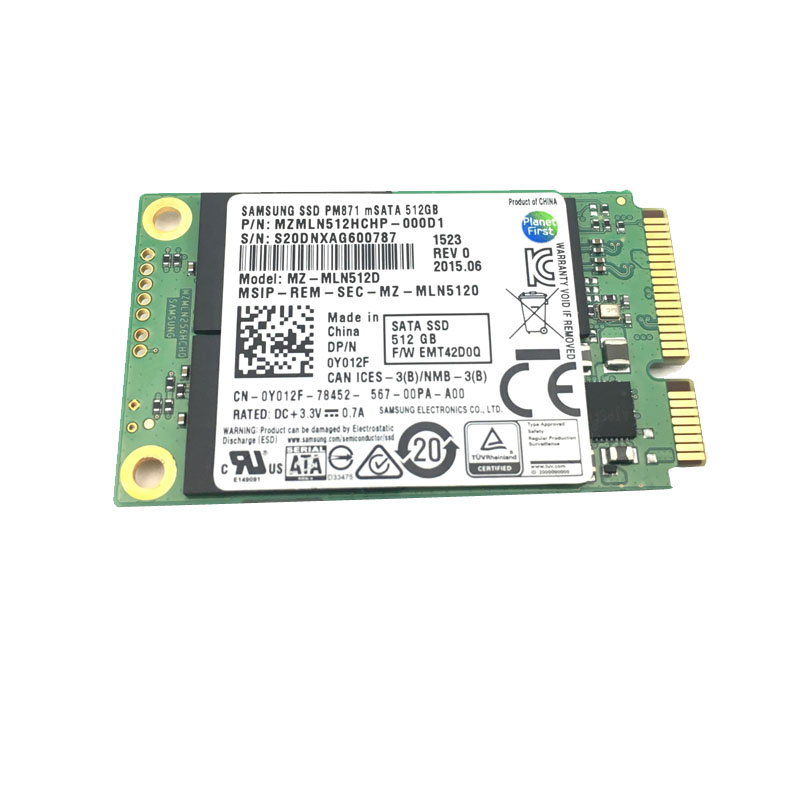 Dell 0Y012F - 512GB mSATA SSD