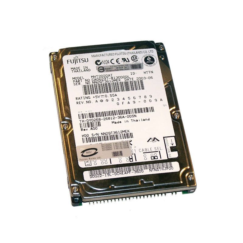 Dell 0Y0268 - 20GB 4.2K IDE 2.5" Hard Drive