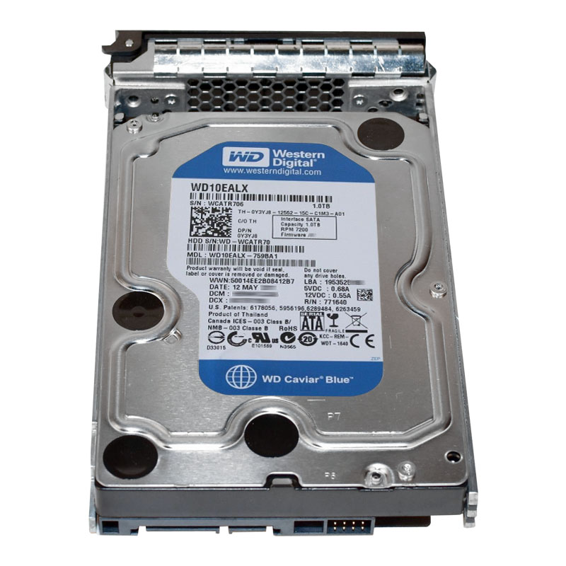 Dell 0Y3YJ8 - 1TB 7.2K SATA 6.0Gbps 3.5" 32MB Cache Hard Drive