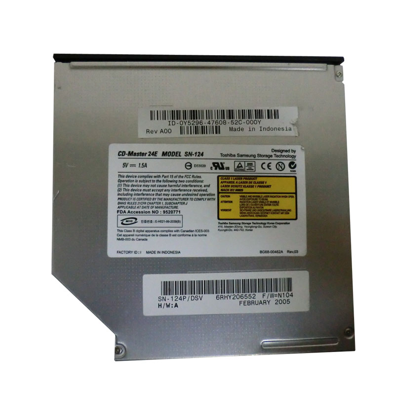 0Y5296.jpg Dell 0Y5296 - 24x Slimline CD-ROM Drive - Image 1