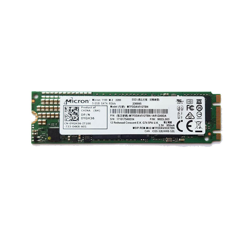 Dell 0YGH36 - 512GB SATA 6.0Gbps SSD