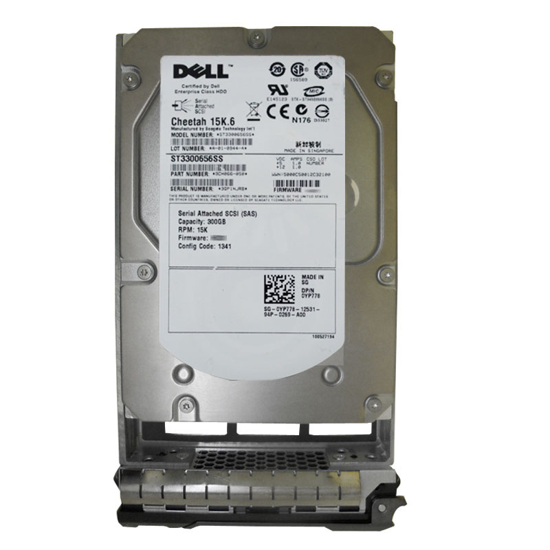 Dell 0YP778 - 300GB 15K SAS 3.0Gbps 3.5" Hard Drive