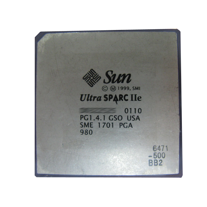 Sun 100-6471 - Ultrasparc II 500MHz 512KB Cache Processor Only