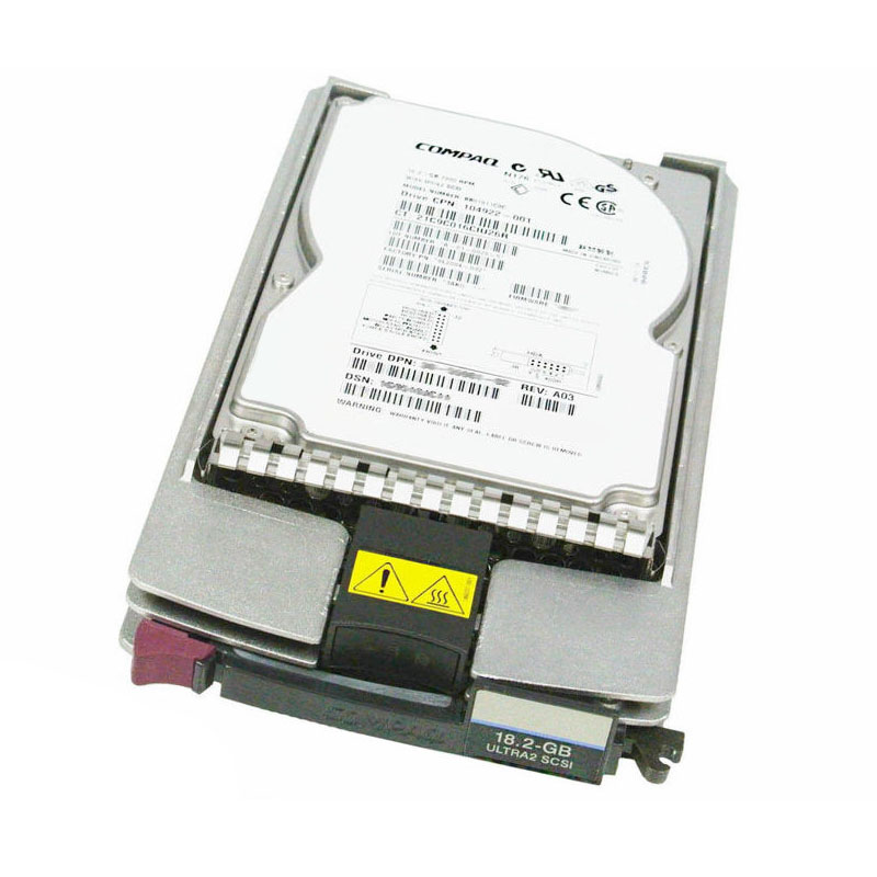 104663-001.jpg HP-Compaq 104663-001 - 18.2GB 7.2K SCSI 3.5" Hard Drive - Image 1