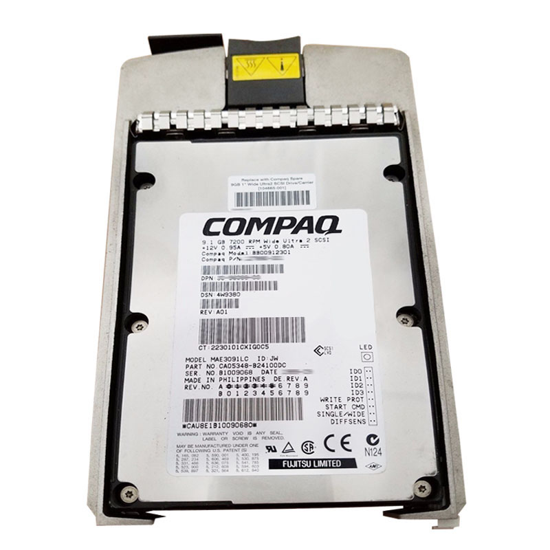 HP-Compaq 104665-001 - 9.1GB 7.2K 80-PIN Ultra2-SCSI 3.5" Hard Drive