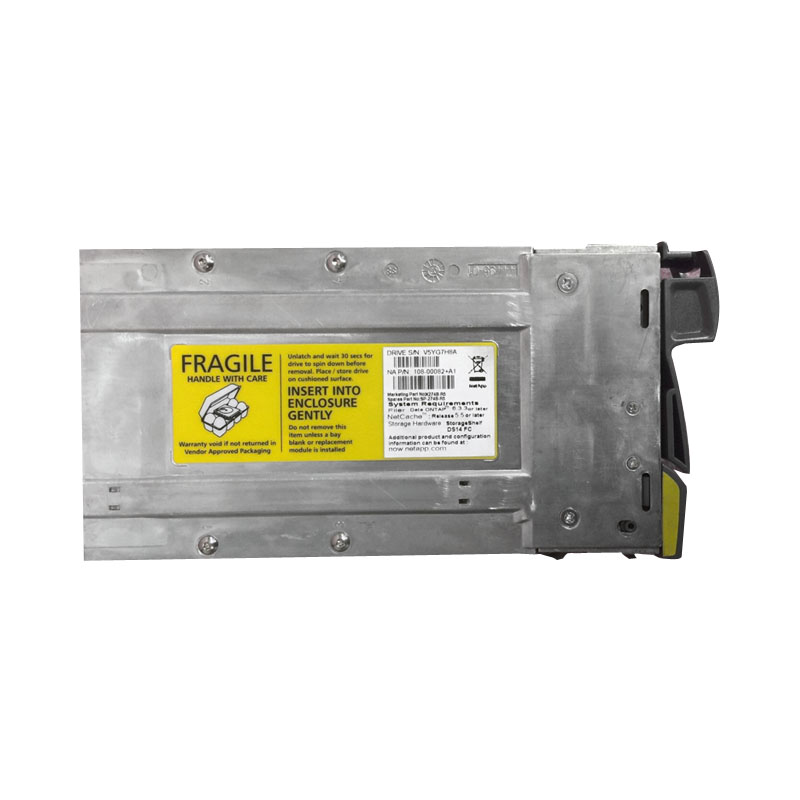 108-00082-A1.jpg NetApp 108-00082-A1 - 147GB 10K Fibre Channel 3.5" Hard Drive - Image 1