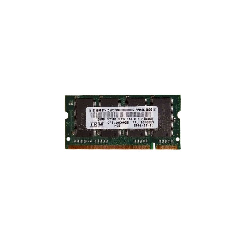IBM 10K0028 - 128MB DDR PC-2100 Non-ECC Unbuffered 200-Pins Memory