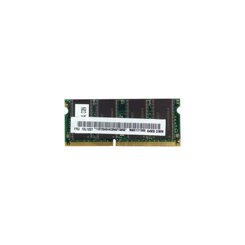 IBM 10L1227 - 64MB DDR PC-66 Non-ECC Unbuffered 144-Pins Memory