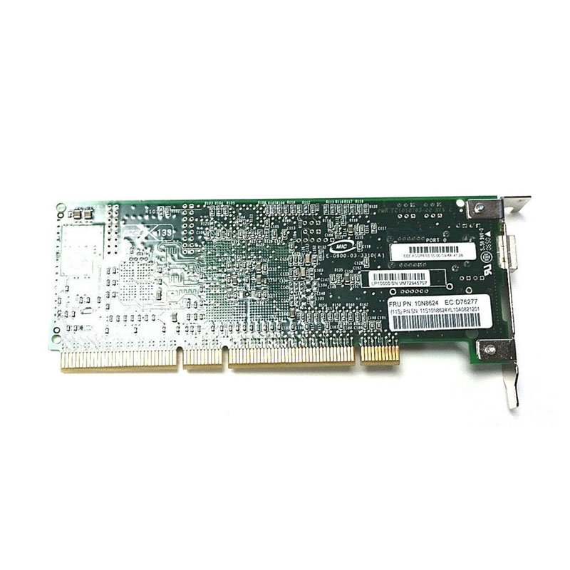 10N8624.jpg IBM 10N8624 - 1-Port 2GBPS PCI-X LC Fibre Channel Adapter - Image 1