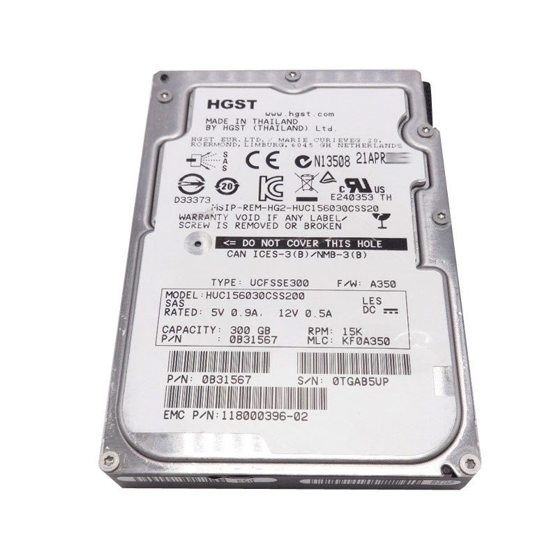 118000396-02 Hitachi - 300GB 15K SAS 2.5" Hard Drive