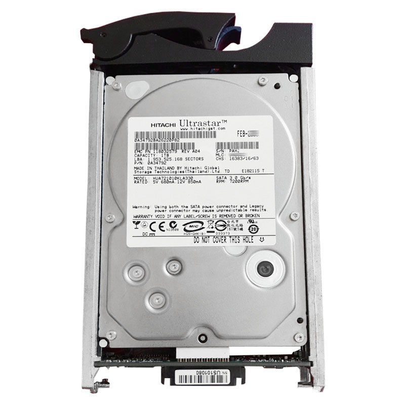 118032579.jpg EMC 118032579 - 1TB 7.2K SATA 3.0Gbps 3.5" Hard Drive - Image 1