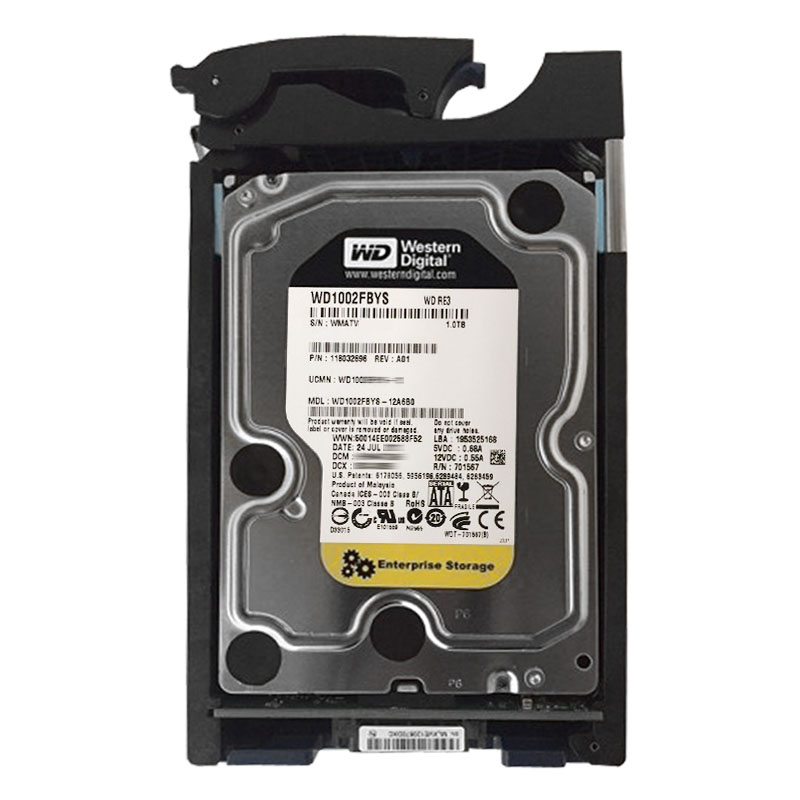 118032696.jpg EMC 118032696 - 1TB 7.2K SATA 3.0Gbps 3.5" Hard Drive - Image 1
