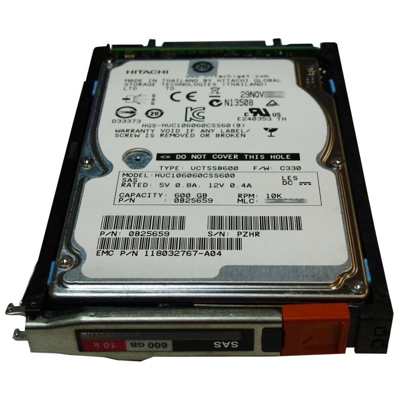 118032767-A04.jpg EMC 118032767-A04 - 600GB 10K SAS 6.0Gbps 2.5" 16MB Cache Hard Drive - Image 1