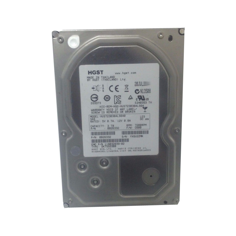 118032839-02 Hitachi - 3TB 7.2K SAS 3.5" 64MB Hard Drive