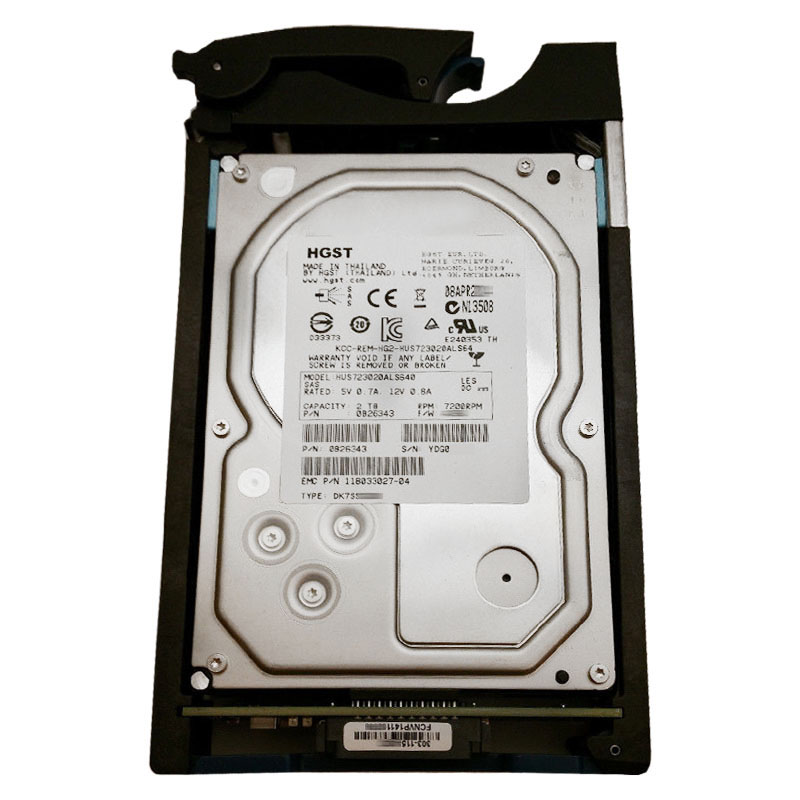 EMC 118033027-04 - 2TB 7.2K SAS 3.5" 64MB Cache Hard Drive