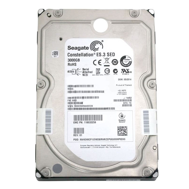 Seagate 118033259 - 3TB SAS 3.5" Hard Drive