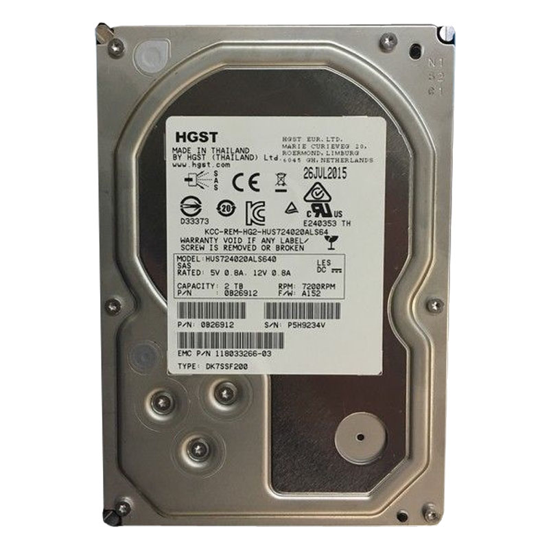 118033266-03 Hitachi - 2TB 7.2K SAS 3.5" Hard Drive