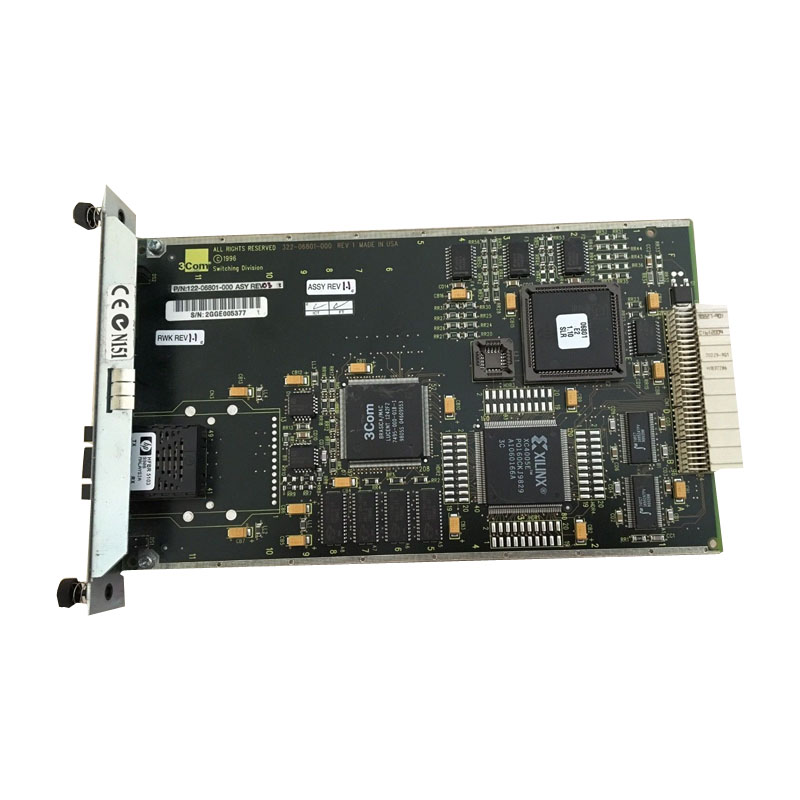 122-06801-000.jpg 3Com 122-06801-000 - 1-Port 100FX Fast Ethernet Module - Image 1