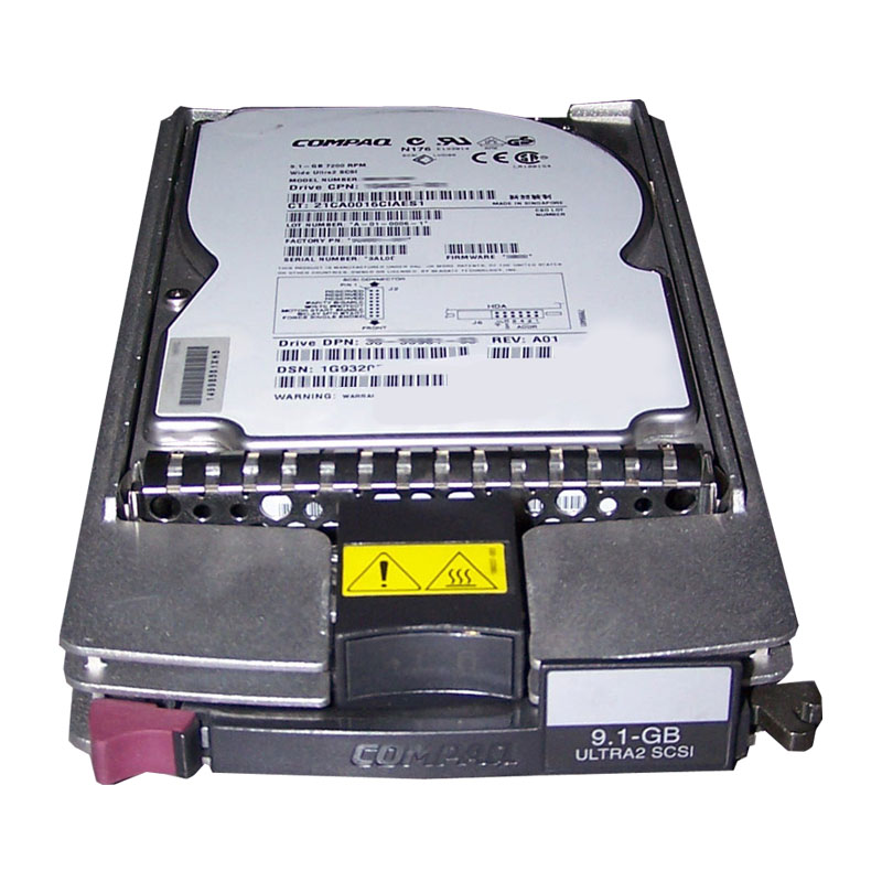 HP-Compaq 123065-B21 - 9.1GB 7.2K Ultra2-SCSI 3.5" Hard Drive