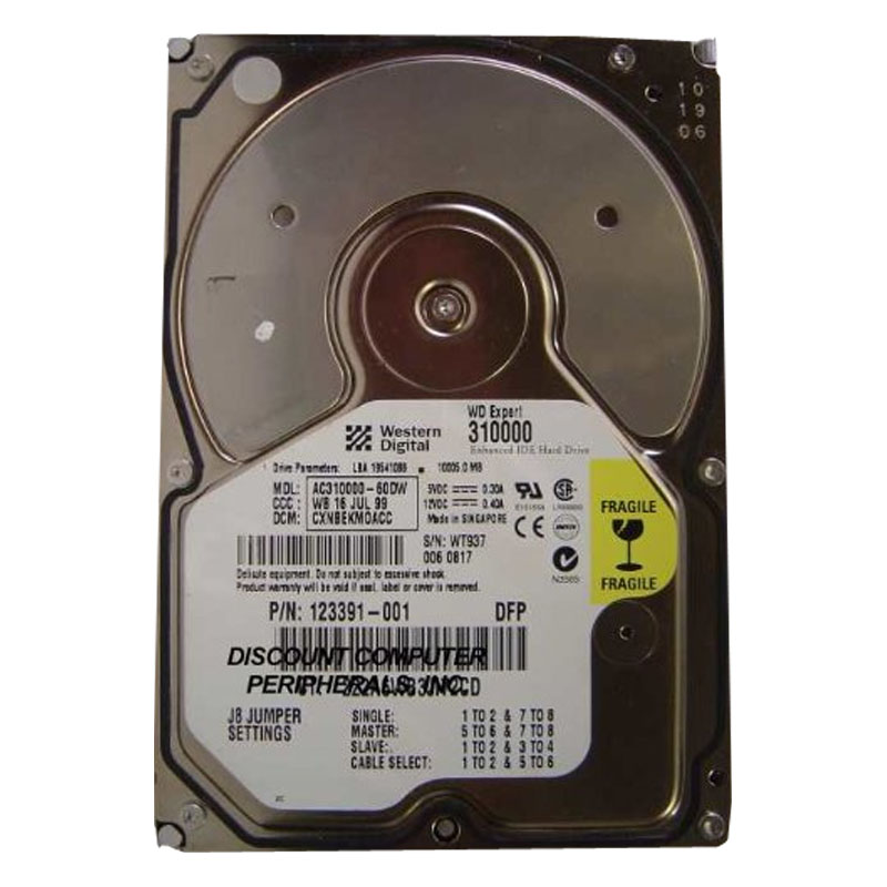 HP 123391-001 - 10GB 7200RPM IDE Hard Drive