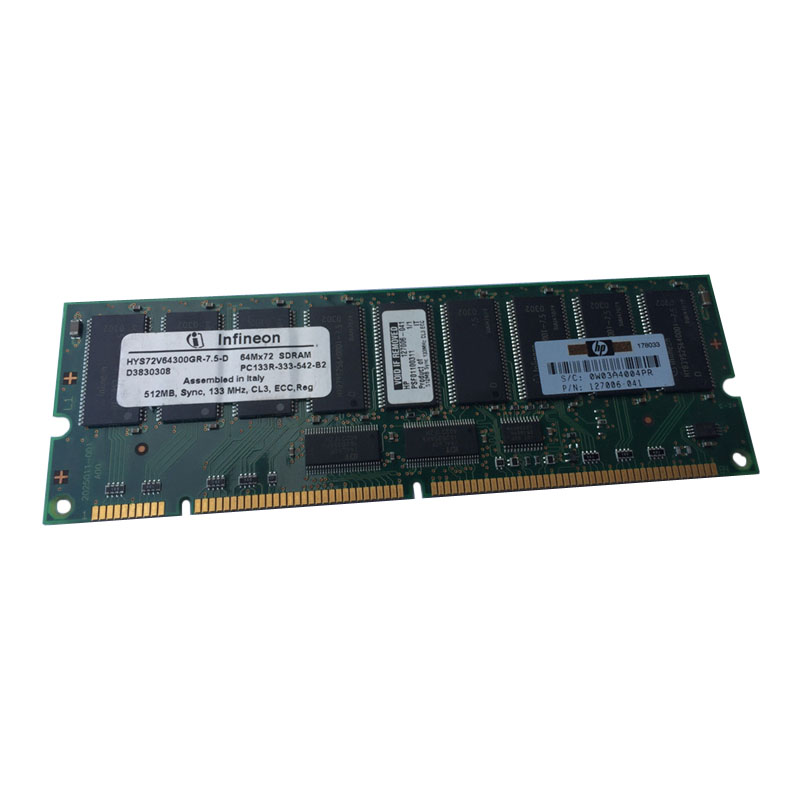 HP 127006-041 - 256MB 133MHz PC-133 168-Pin SDRAM ECC DIMM Memory