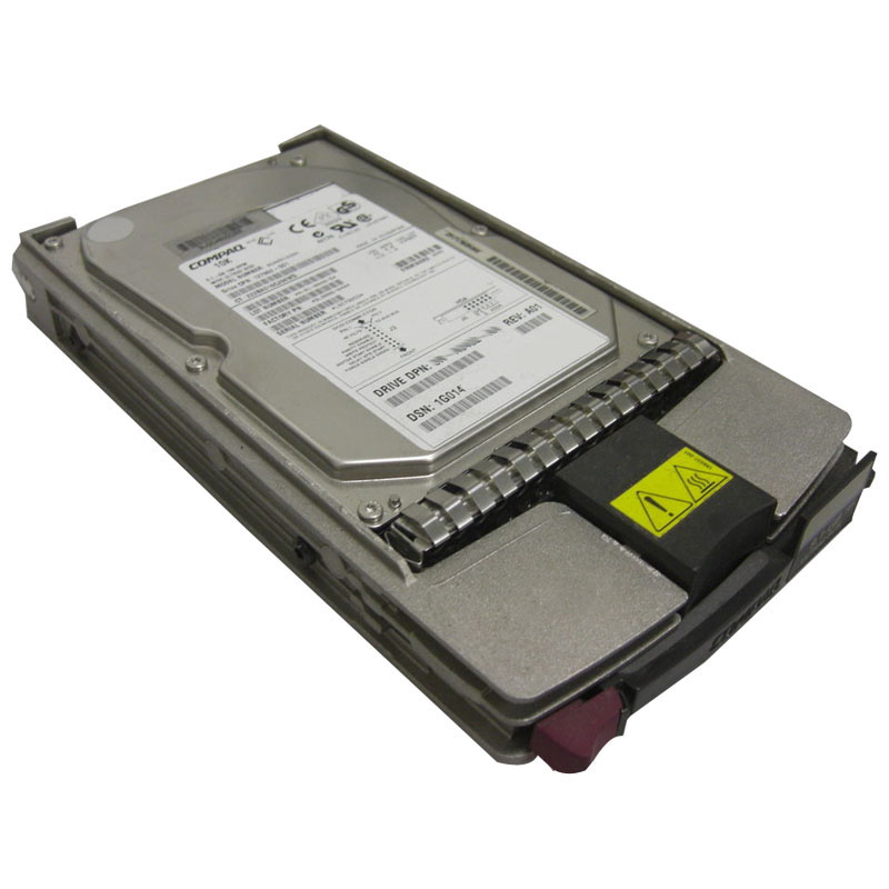 127962-001.jpg HP-Compaq 127962-001 - 9.1GB 10K Ultra2-SCSI 3.5" Hard Drive - Image 1