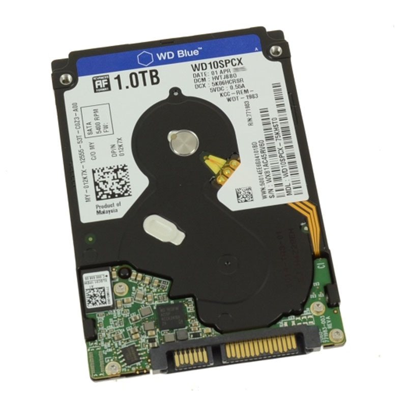 Dell 12K7X - 1TB 5.4K SATA 6.0Gbps 2.5" 16MB Cache Hard Drive