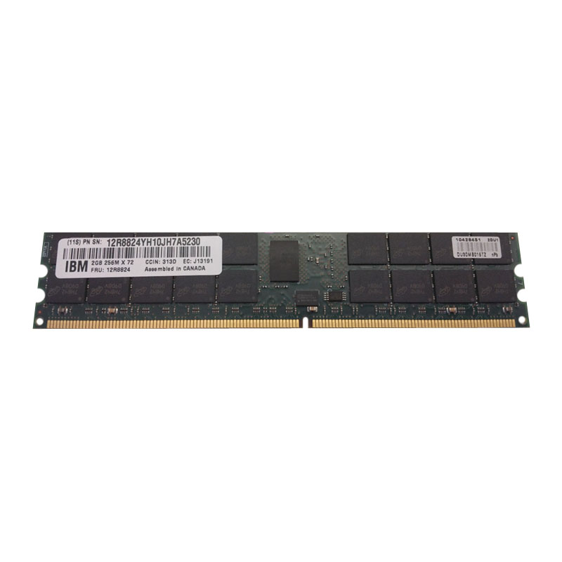 12R8824.jpg HP 12R8824 - 4GB (2X2Gb) 533MHz PC2-4200R 276-Pins DDR2 ECC Registered DIMM Memory - Image 1