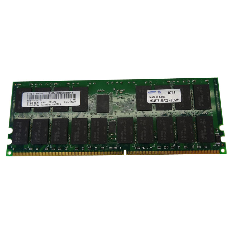 12R9574.jpg IBM 12R9574 - 4GB 533MHz PC2-4200 276-Pins DDR2 ECC Registered Memory - Image 1