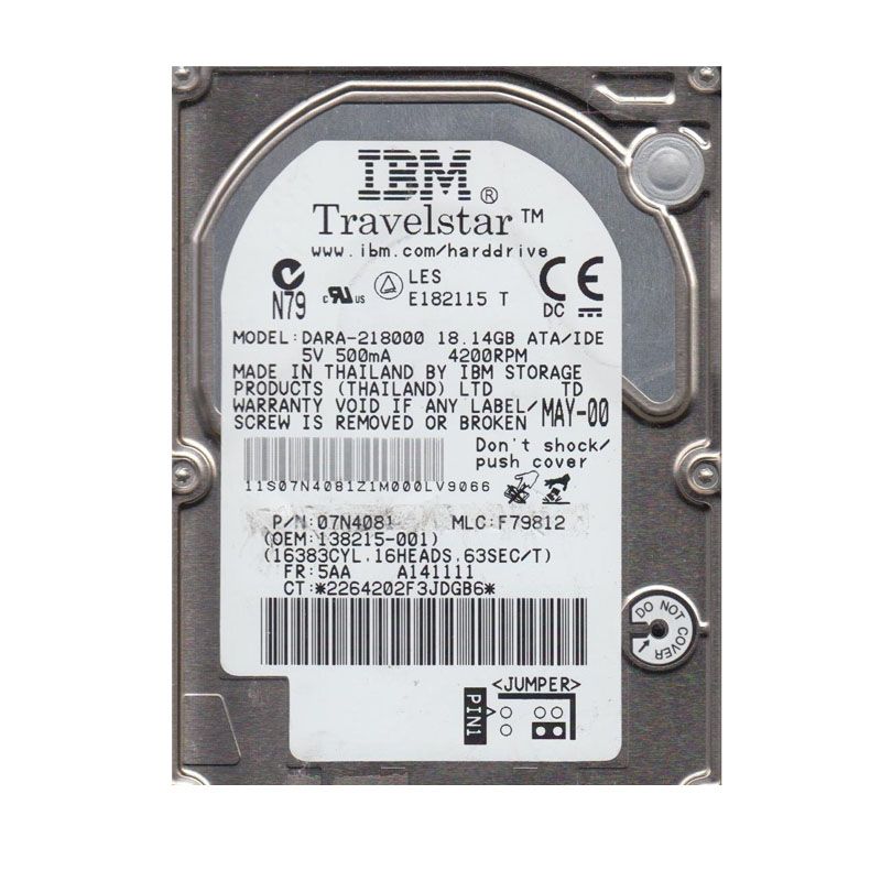 HP 138215-001 - 18.14GB 4.2K IDE 2.5" Hard Drive