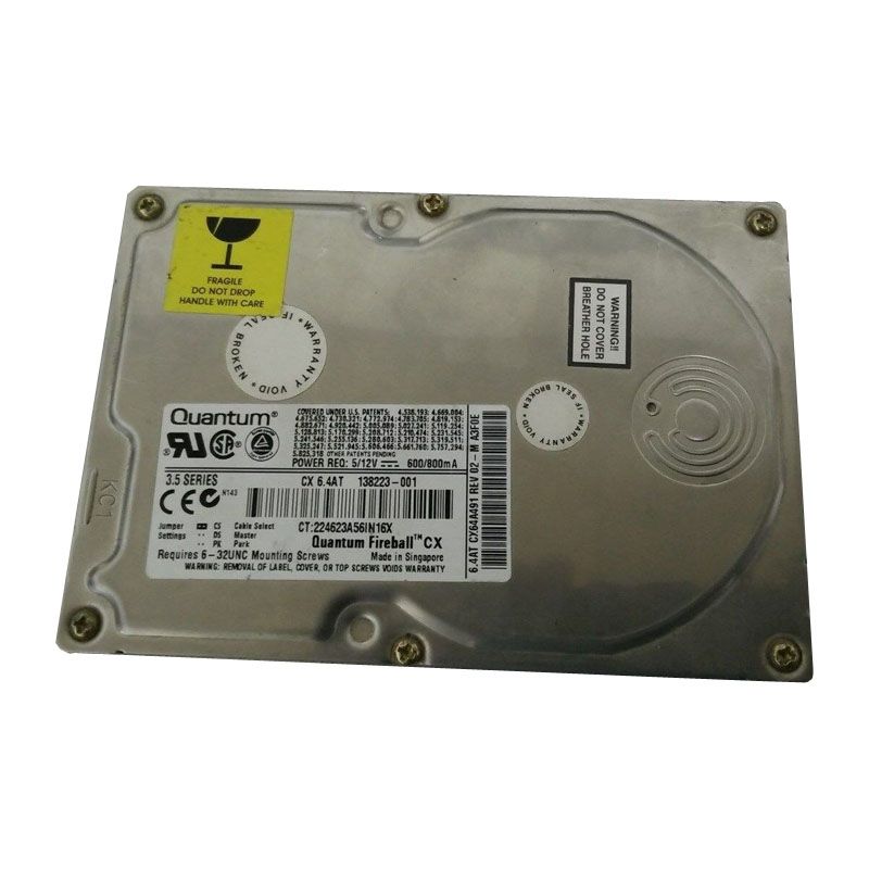 HP 138223-001 - 6.4GB IDE 3.5" Hard Drive