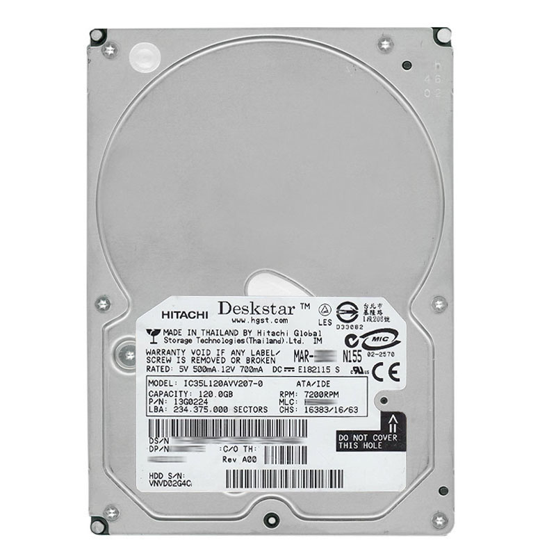 Hitachi 13G0224 - 120GB 7.2K IDE 3.5" Hard Drive