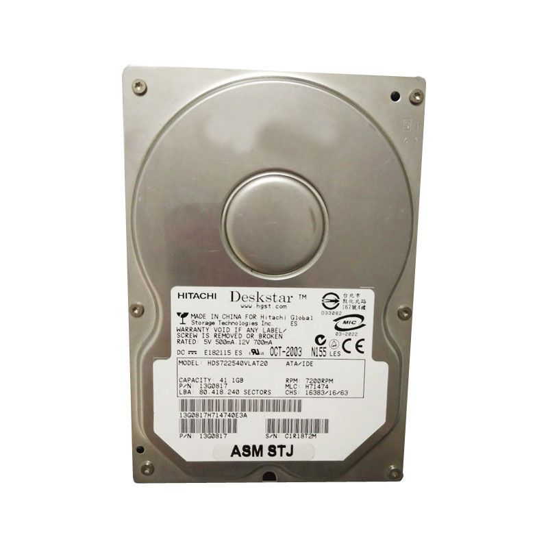 Hitachi 13G0817 - 41.1GB 7.2K IDE 3.5" Hard Drive