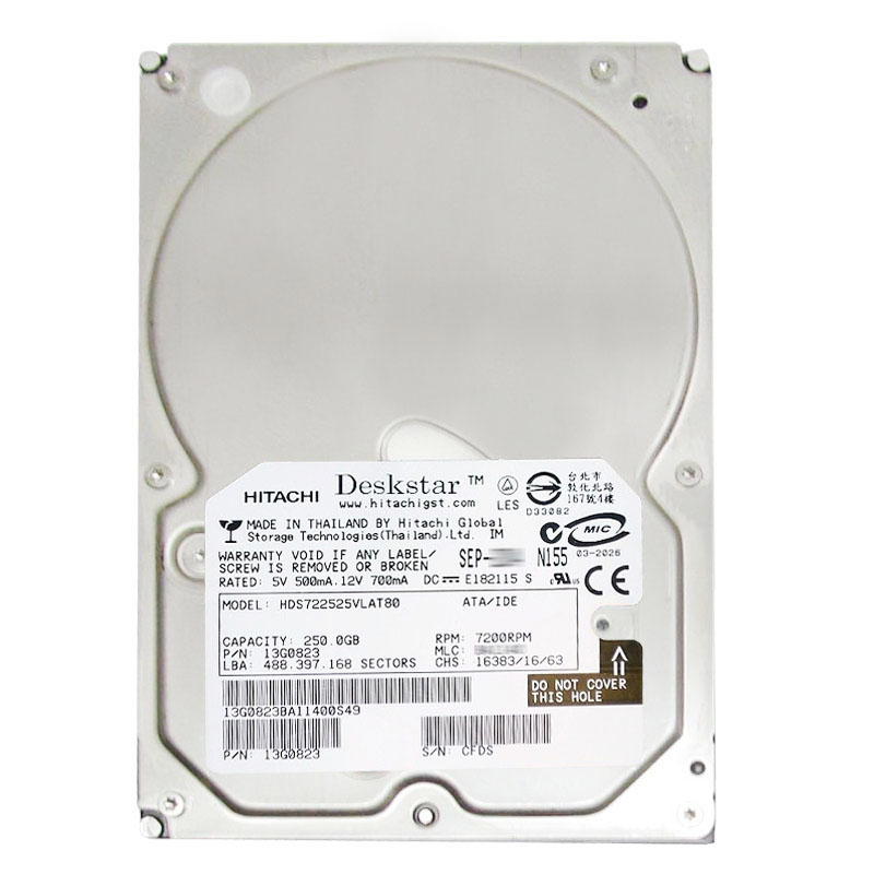 IBM 13G0823 - 250GB 7.2K IDE 3.5" Hard Drive
