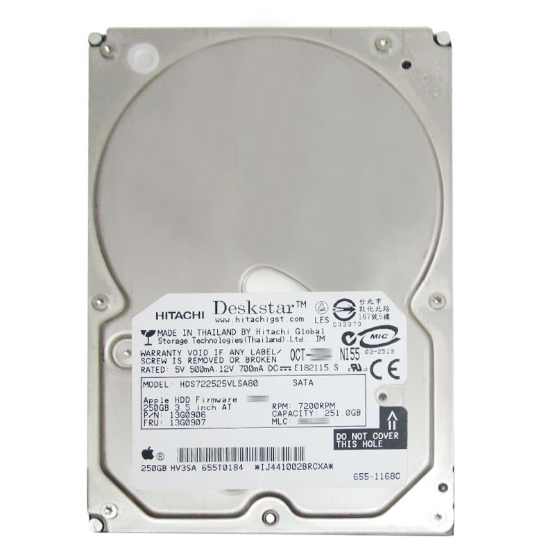 Hitachi 13G0906 - 251GB 7.2K SATA 1.5Gbps 3.5Inch 8MB Cache Hard Drive