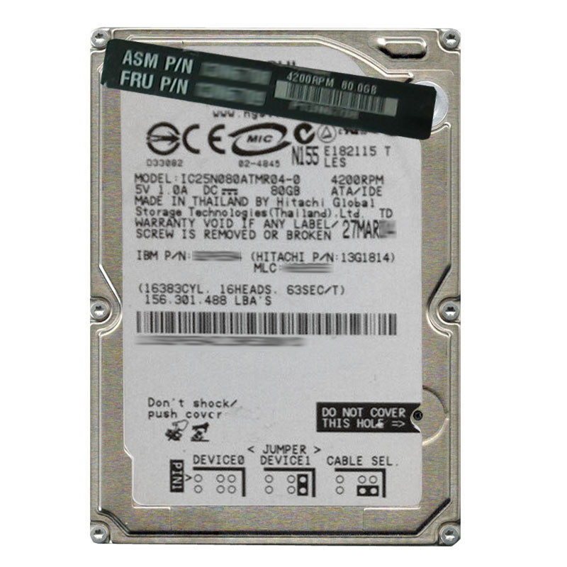 Hitachi 13G1814 - 80GB 4.2K IDE 2.5" Hard Drive