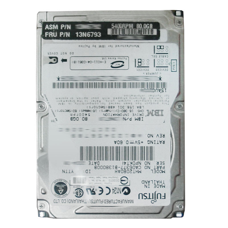IBM 13N6793 - 80GB 5.4K IDE 2.5" Hard Drive