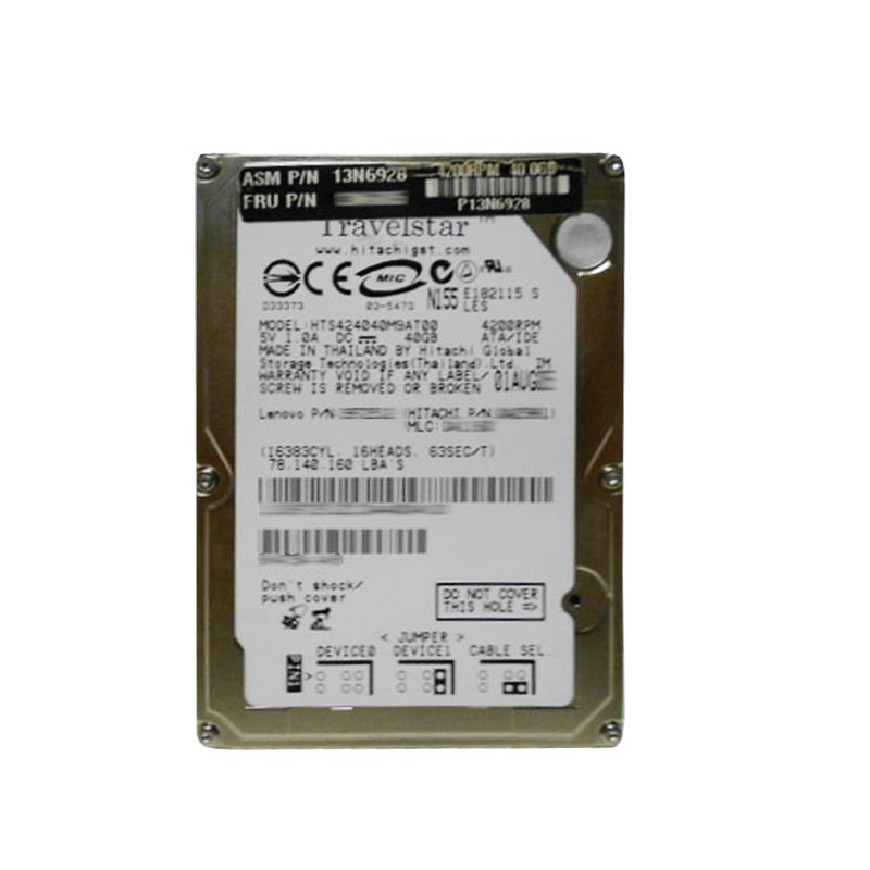 IBM 13N6928 - 40GB 4.2K IDE 2.5" 2MB Cache Hard Drive