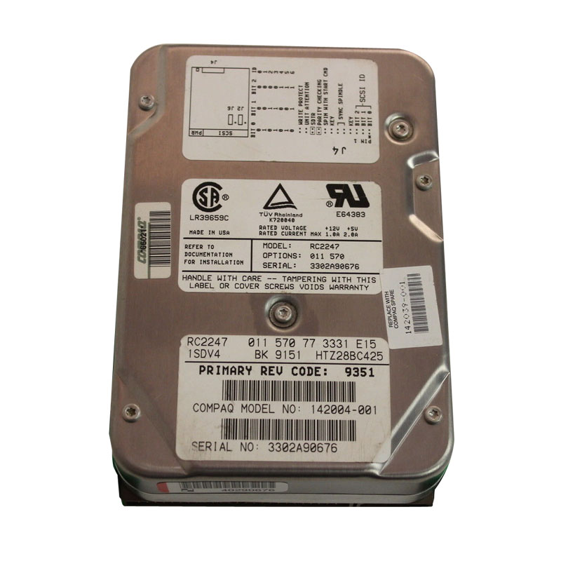 HP 142039-001 - 1.05GB SCSI-2 Hard Drive