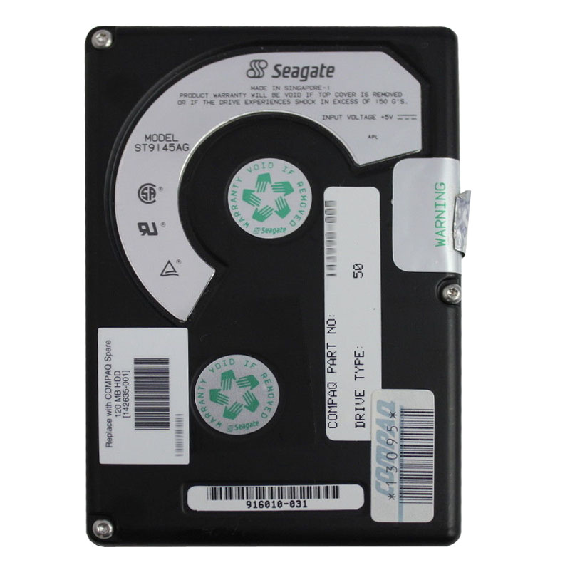 142635-001.jpg HP-Compaq 142635-001 - 120MB IDE 2.5" Hard Drive - Image 1