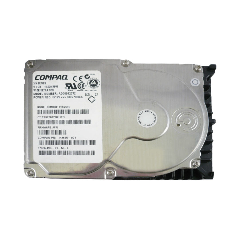 HP-Compaq 142685-001 - 9.1GB 10K 80-PIN SCSI 3.5" Hard Drive
