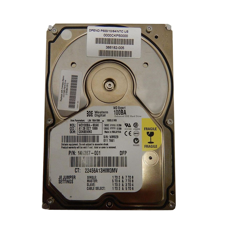 HP 144367-001 - 10GB 7200RPM IDE 3.5Inch Hard Drive