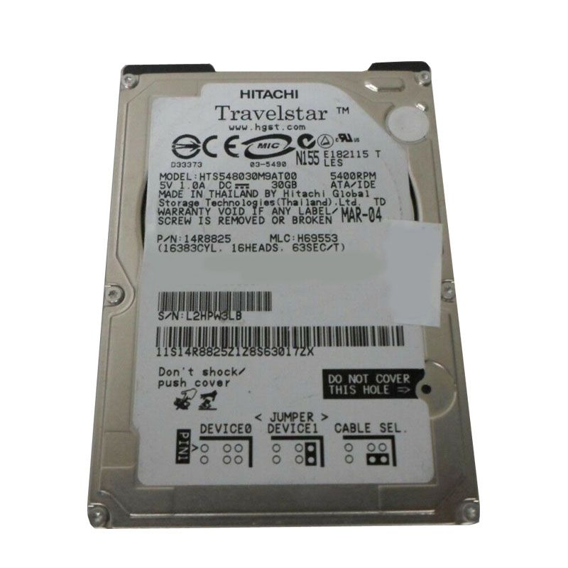 Hitachi 14R8825 - 30GB 5.4K IDE 2.5" Hard Drive