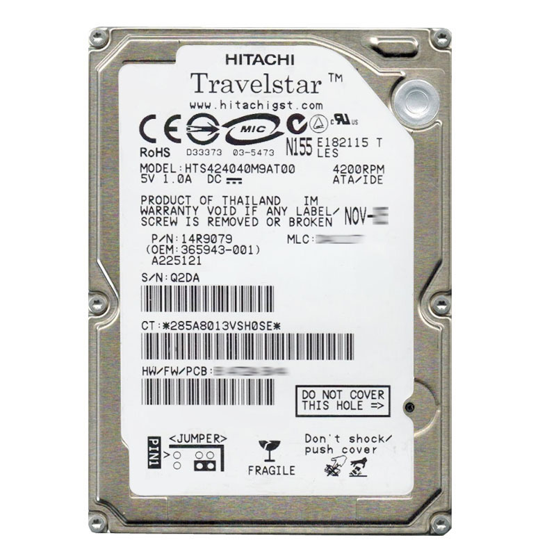 Hitachi 14R9079 - 40GB 4.2K IDE 2.5Inch 2MB Cache Hard Drive