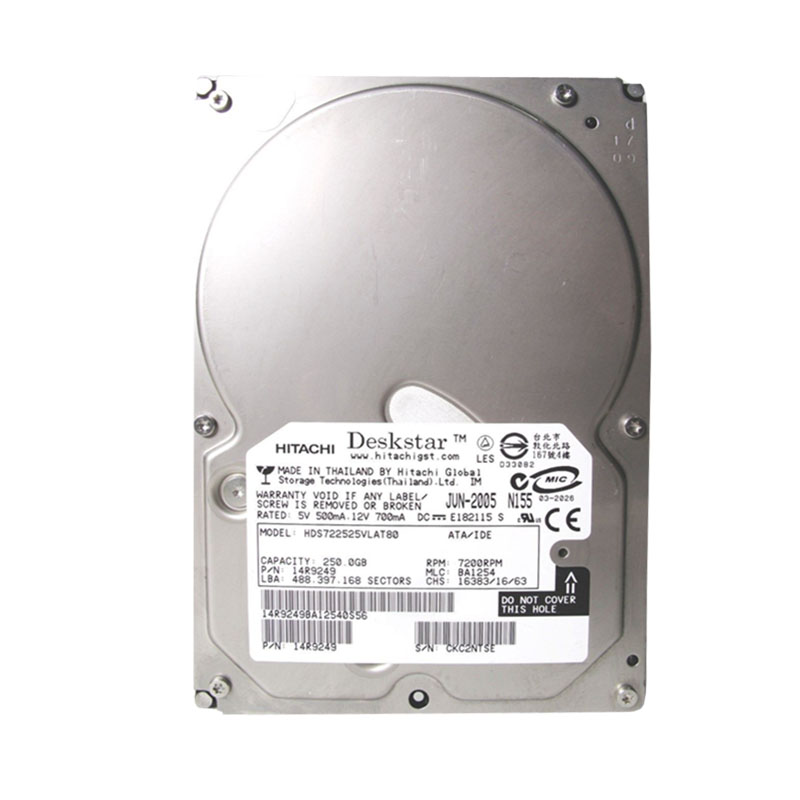 Hitachi 14R9249 - Deskstar 250GB 7200RPM IDE 3.5Inch 8MB cache Hard Drive
