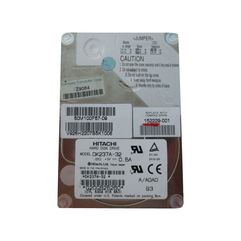 HP 152229-001 - 3.2GB 4.2K IDE 2.5" Hard Drive